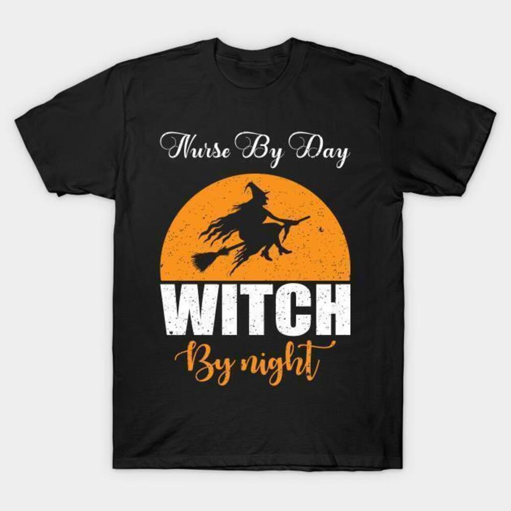 Nurse By Day Witch By Night Tshirt